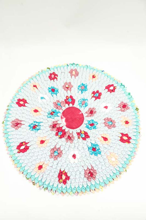 Teppich rund Bambus assortiert 50 cm