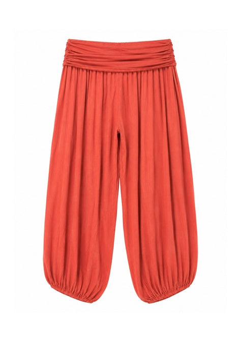 Harem Trousers Viscose Cinnamon - One Size