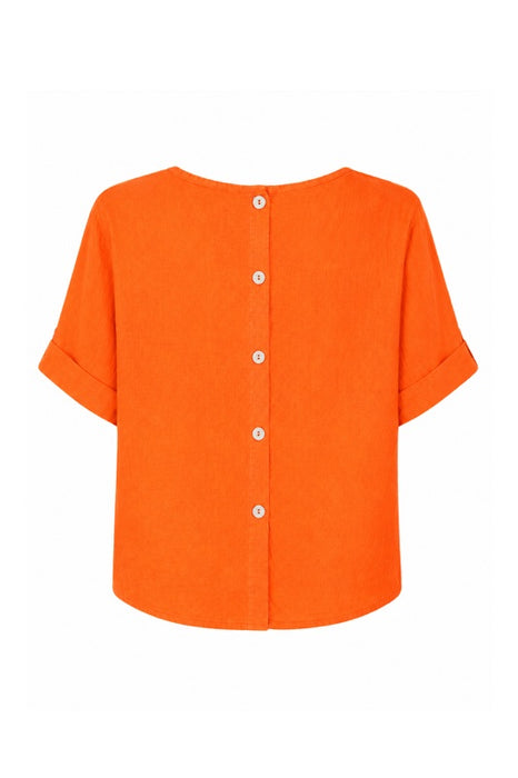 Leinentop orange - One Size