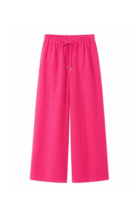 Leinenhose fuchsia - One Size