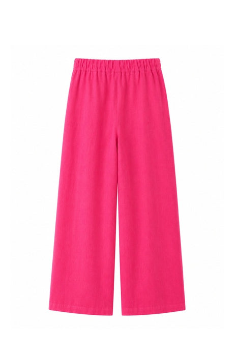 Leinenhose fuchsia - One Size