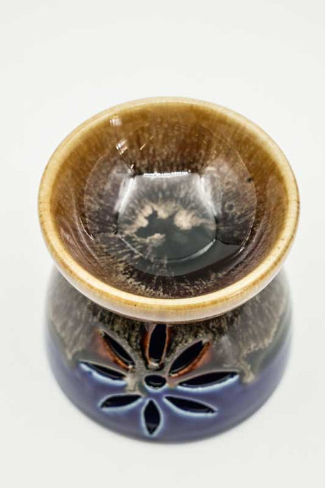 Ceramic burner for charcoal tablets medium