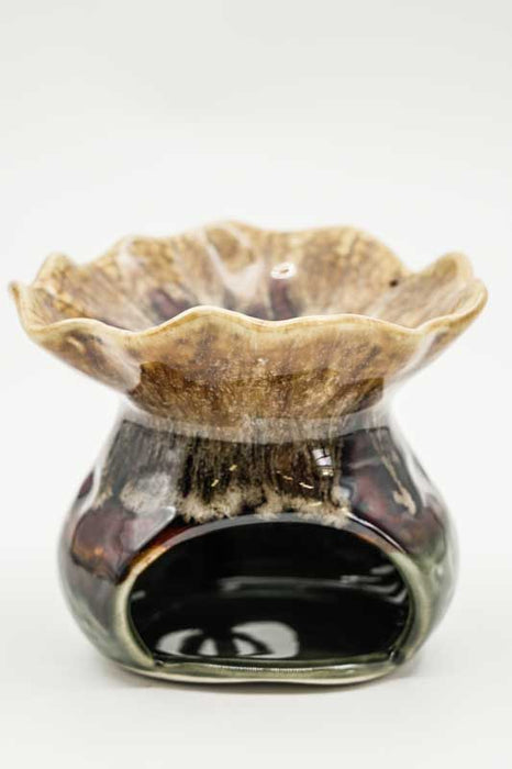 Ceramic Burner for Charcoal Tablets Lotus Flower medium