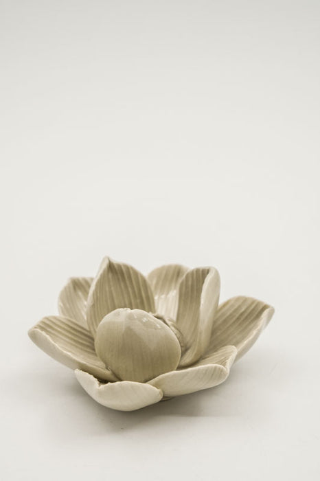 Incense Holder Ceramic Lotus Flower small