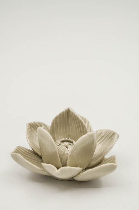 Incense Holder Ceramic Lotus Flower small