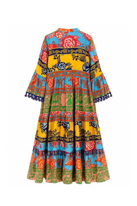 Dress cotton long multicolor - One Size