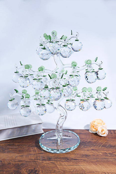 Glasdekobaum 36 Äpfel (4 cm Durchmesser) klar
