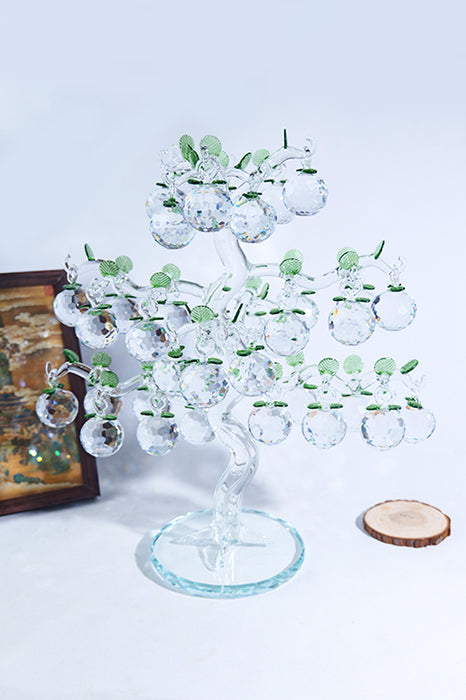 Glasdekobaum 36 Äpfel (4 cm Durchmesser) klar