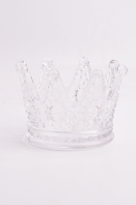 Tealight Holder Crown with 300g Demagnetization Stone 8.3x12.2cm