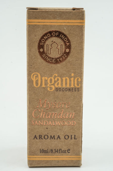Aroma Oil Organic Mysore Chandan - Sandalwood, 10ml
