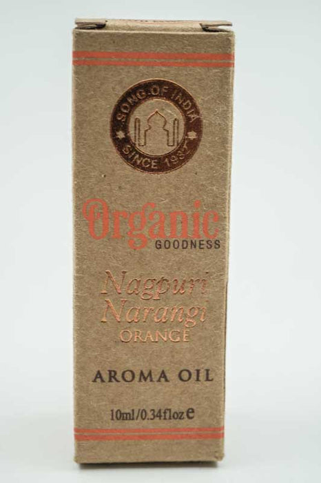 Aroma Oil Organic Nagpuri Narangi - Orange, 10ml