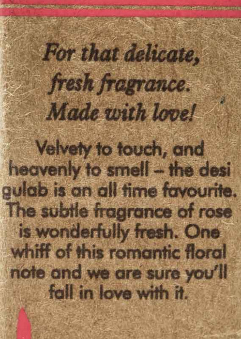 Huile aromatique biologique Desi Gulab - Rose, 10 ml