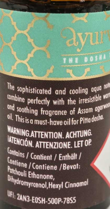 Aroma Öl 10ml Aqua Oud - PITTA (Tri Dosha Beduftung)