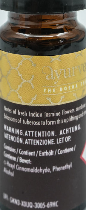 Aroma Oil 10ml Tuberose Jasmine - VATA (Tri Dosha Fragrance)