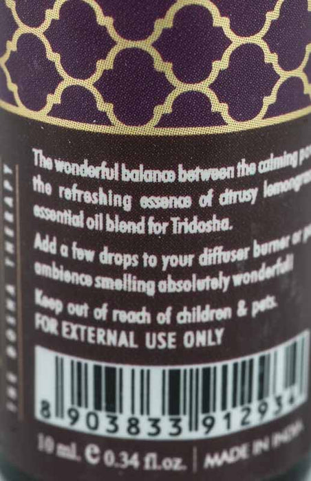 Huile aromatique 10ml Lavande Citronnelle (Tridosha)