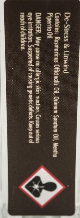 Aromaspray De-Stress & Unwind - Duftnote: Rosmarin, Basilikum, Pfefferminze, 8 ml