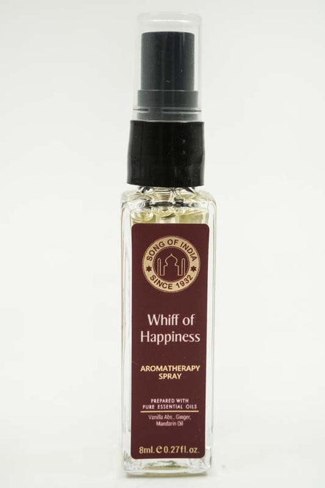 Aromaspray Whiff of Happiness - Duftnote: Vanille, Ingwer, Mandarine, 8 ml