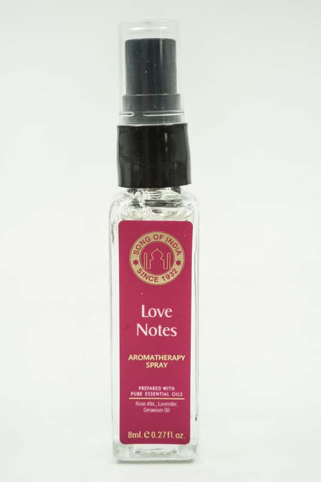 Aromaspray Love Notes - Duftnote: Rose, Lavender, Geranium Oil, 8 ml