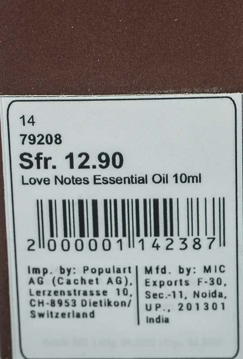 Aroma Oil Love Notes, 10ml