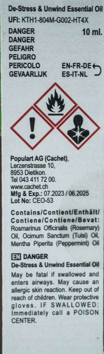 Huile aromatique déstressante et relaxante, 10 ml