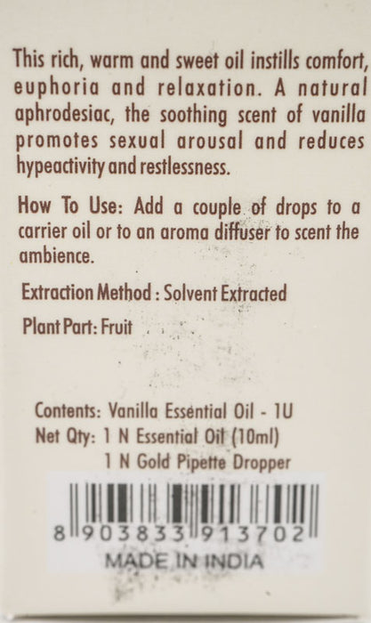 Aroma oil 10ml Ayurveda Vanilla