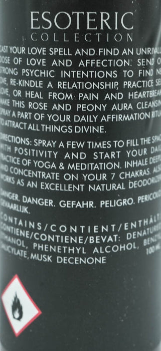 Aromaspray 100ml Esoteric Collection "LOVE SPELL" Rose & Peony