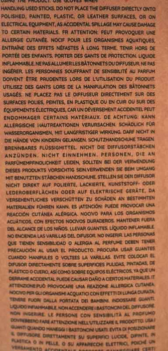 Diffuser 120ml Ambre Riche &amp; Oud