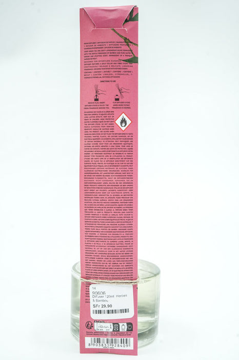 Diffuseur 120ml Herbes &amp; Bambou