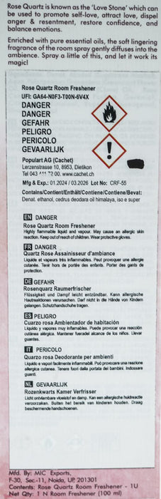 Room spray 100 ml - Rose Quartz