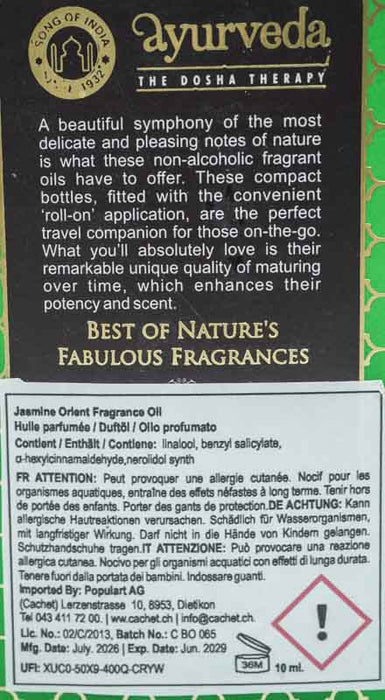 Roll-On Jasmine Orient 10 ml