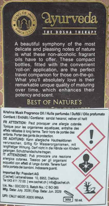 Roll-On Krishna Musk 10 ml