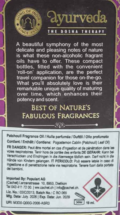 Roll-On Patchouli Noir 10 ml