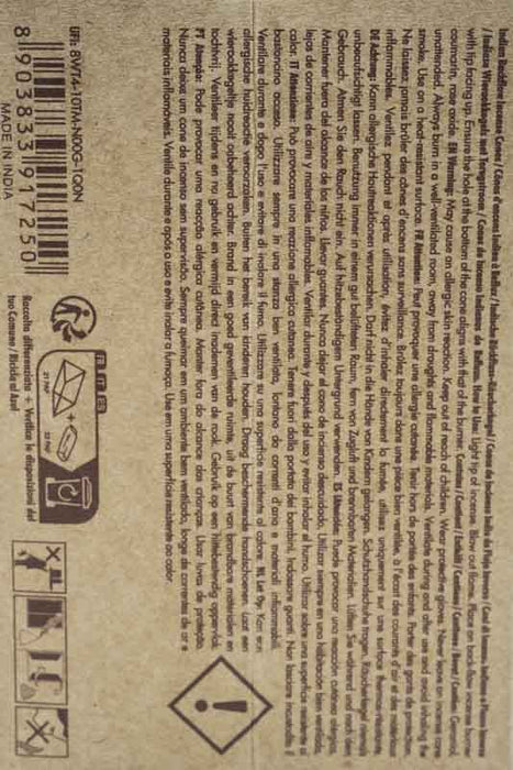 Rückfluss-Räucherkegel Organic Jasmine