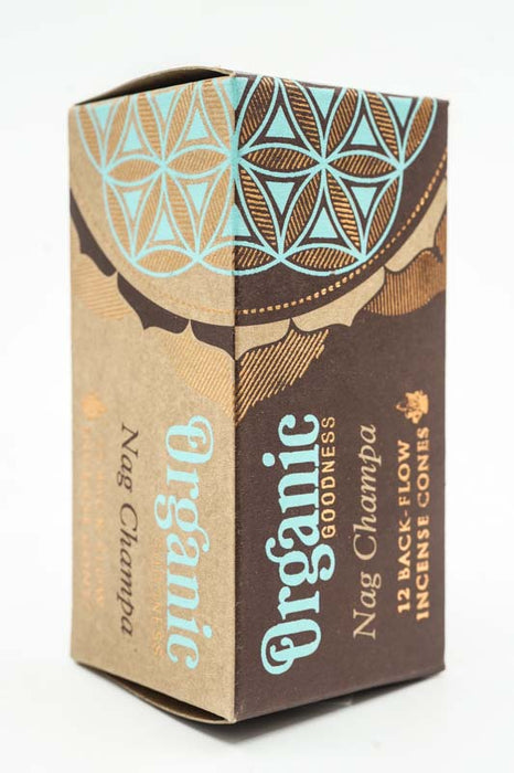 Backflow incense cones Organic Nag Champa
