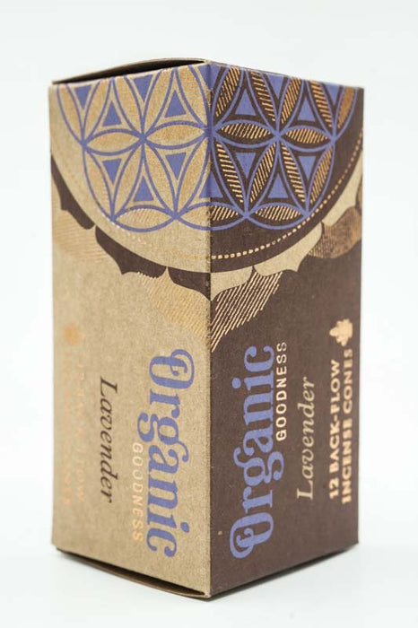 Rückfluss-Räucherkegel Organic Lavender