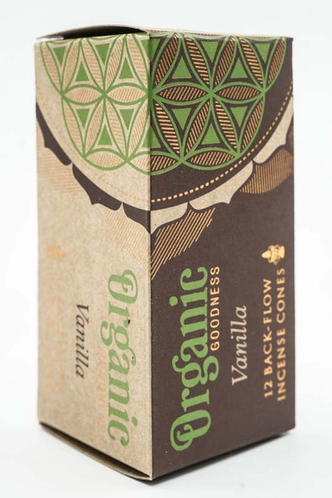 Rückfluss-Räucherkegel Organic Vanilla