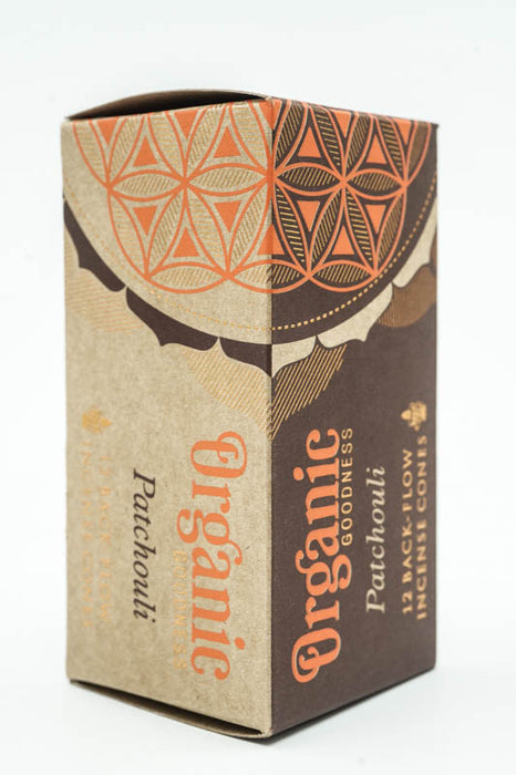 Backflow incense cones Organic Patchouli