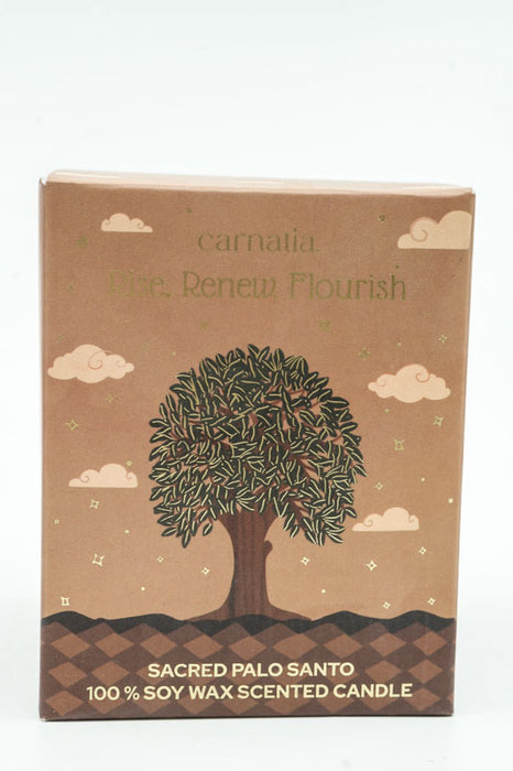 Duftkerze Rise Renew Flourish - Sacred Palo Santo, 200gr, 100% Sojawachs