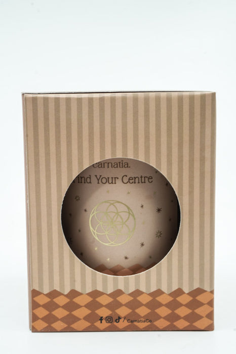 Duftkerze Find your Centre - Patchouli Mandala, 200gr, 100% Sojawachs