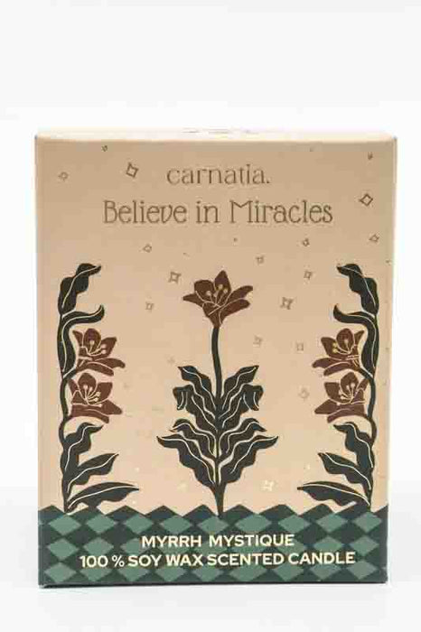 Duftkerze Believe in Miracles - Myrrh Mystique, 200gr, 100% Sojawachs