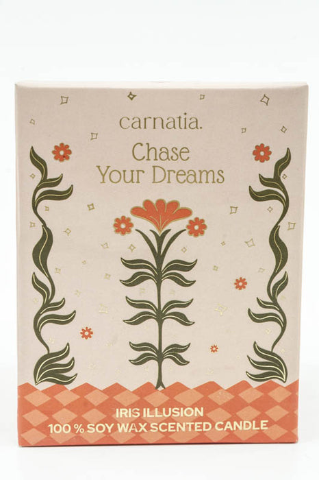 Duftkerze Chase your Dreams - Iris Illusion, 200gr, 100% Sojawachs