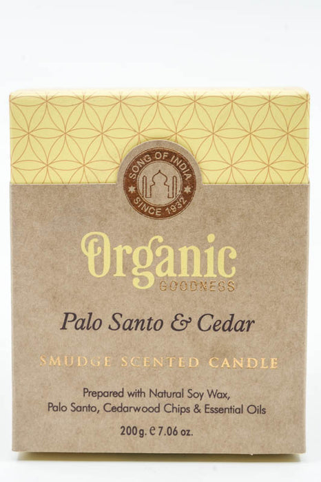 Duftkerze im Glas Organic Palo Santo & Cedar