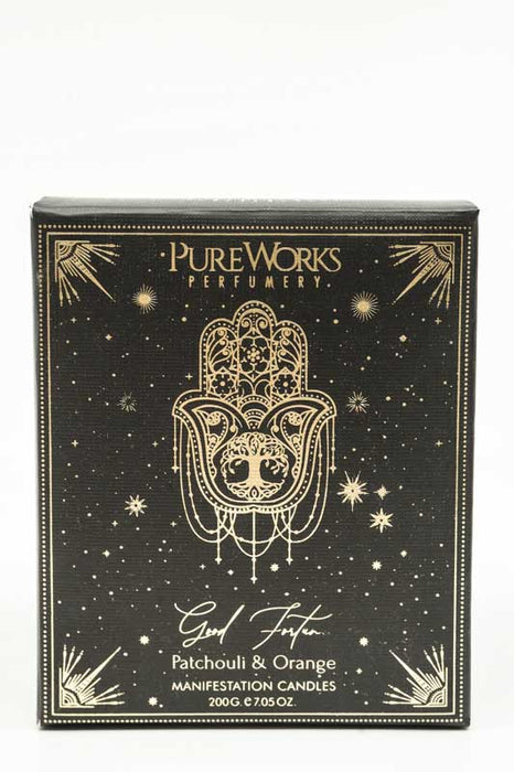 Duftkerze Esoteric Collection "GOOD FORTUNE" Patchouli & Orange 200g