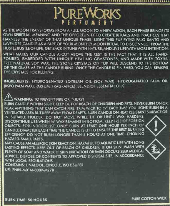 Duftkerze Esoteric Collection "PURIFYING MOON" Palo Santo & Lavender 200g