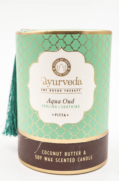 Ayurveda Duftkerze im Glas PITTA - Aqua Oud