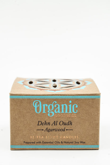 Teelicht Organic Goodness - Dehn Al Oudh - Agarwood 10 gr
