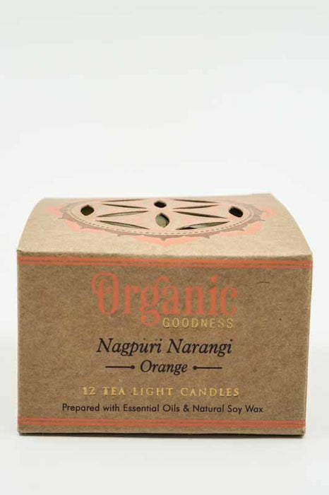 Teelicht Organic Goodness - Nagpuri Narangi - Orange 10 gr