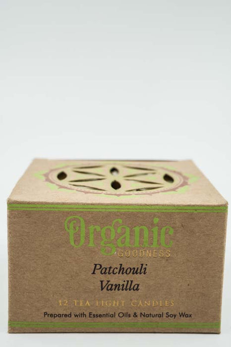 Teelicht Organic Goodness - Patchouli Vanilla 10 gr