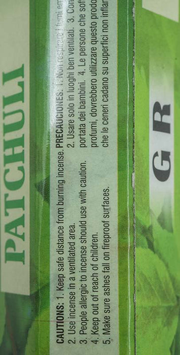 Encens bâtons Patchouli Hexagone 20g