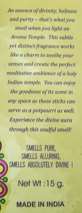 Incense sticks Aroma Temple